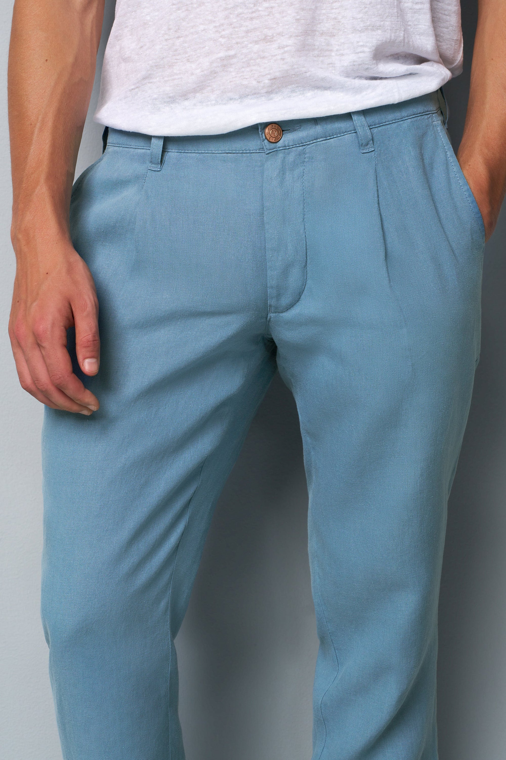 PLEAT 1-6185 PURE LINEN