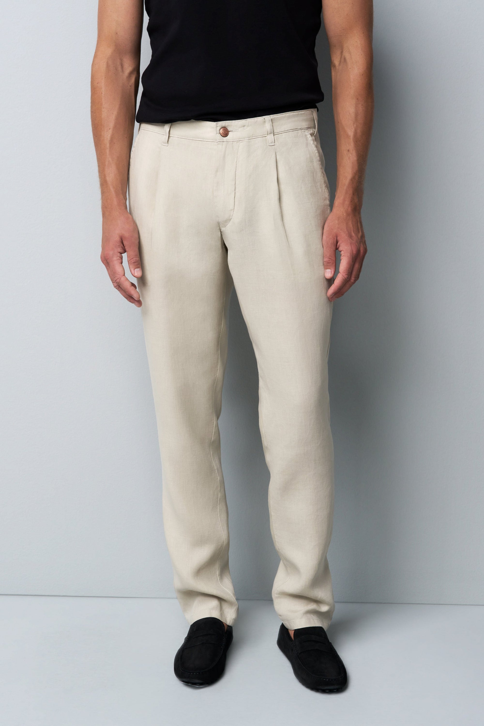 PLEAT 1-6185 PURE LINEN