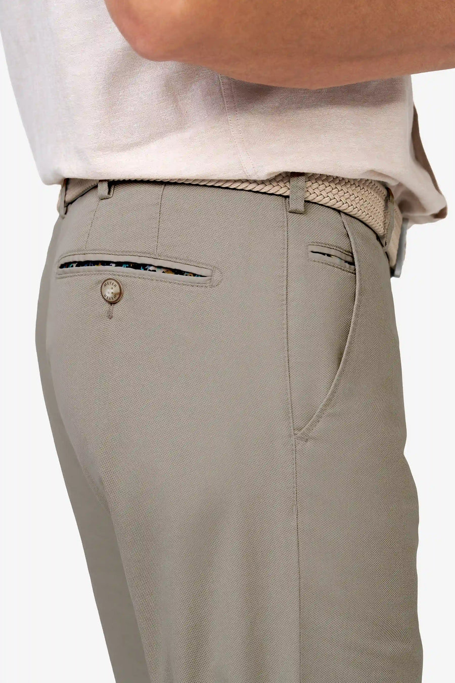 Bonn 1-5075 CHINOS WITH A MICRO PRINT