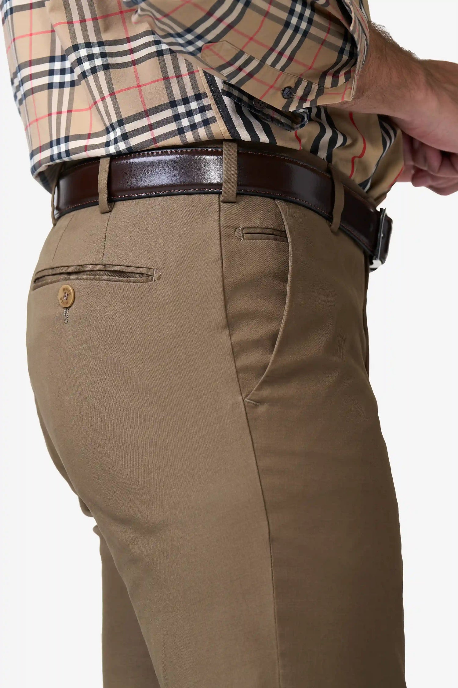 Bonn 1-8142 COTTON/SILK CHINOS