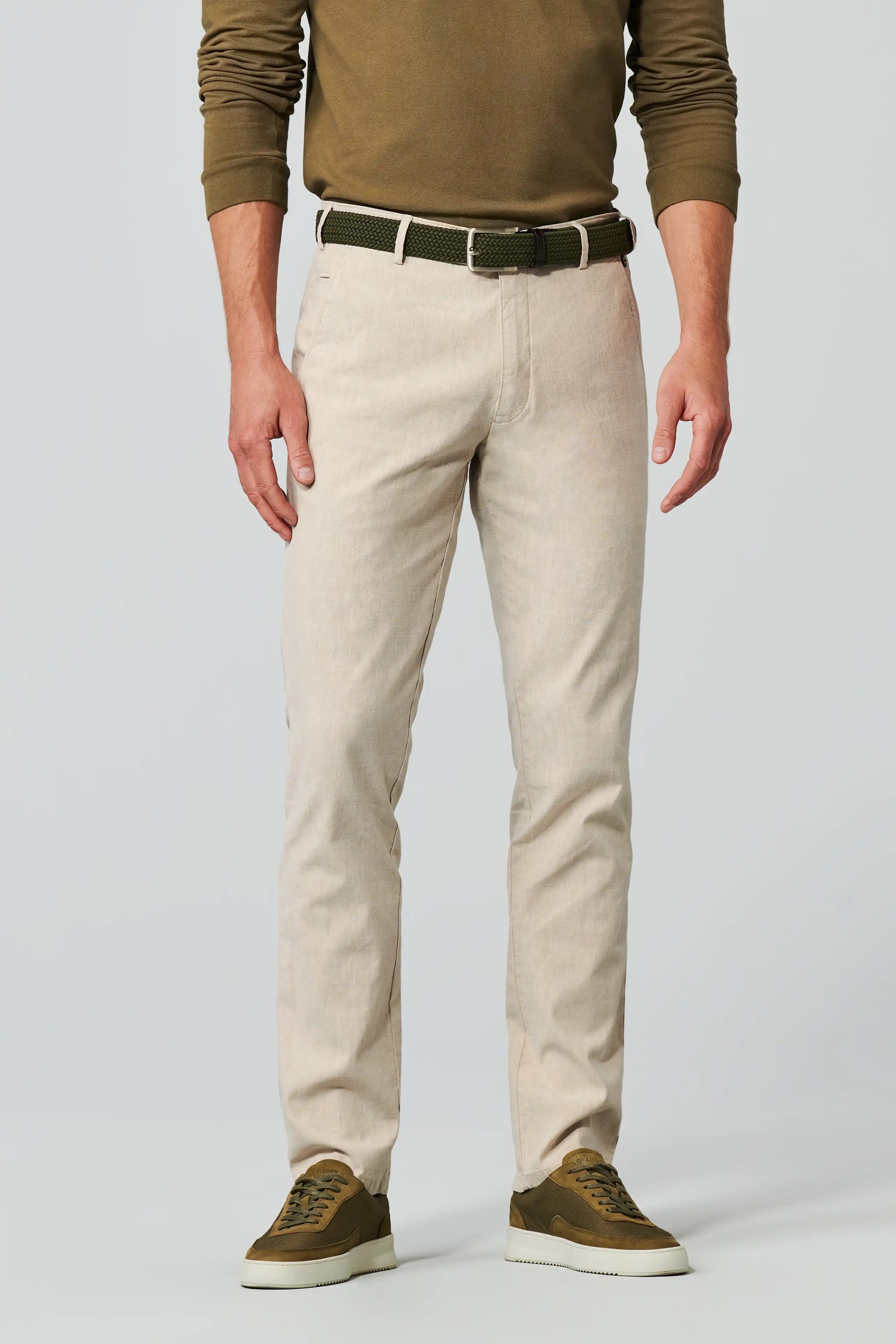 Roma 1-3020 COTTON/LINEN CHINOS