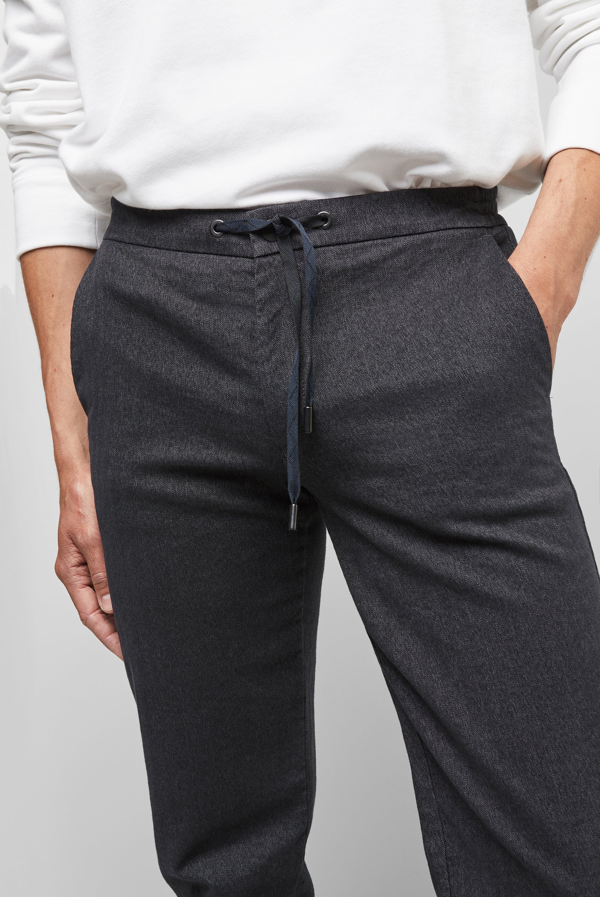 LOOSE 2-6149 JOGGER - WOOLEN LOOK