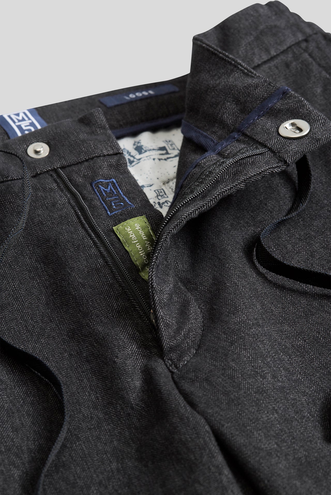 LOOSE 2-6149 JOGGER - WOOLEN LOOK