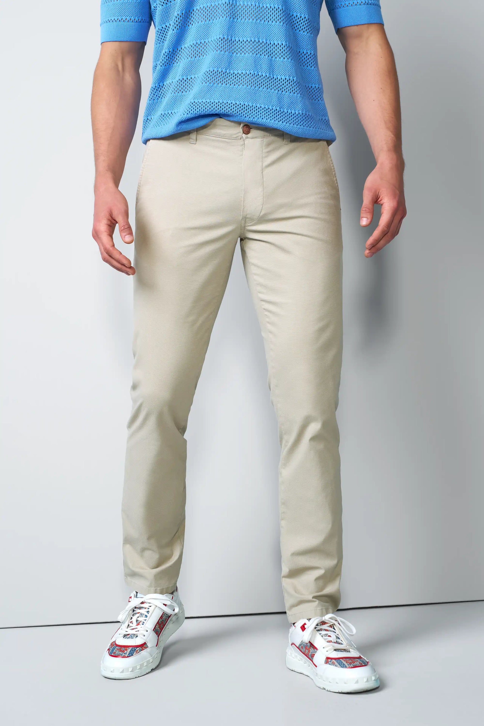 MOVE 1-6025 CHINOS WITH A STRETCH WAISTBAND