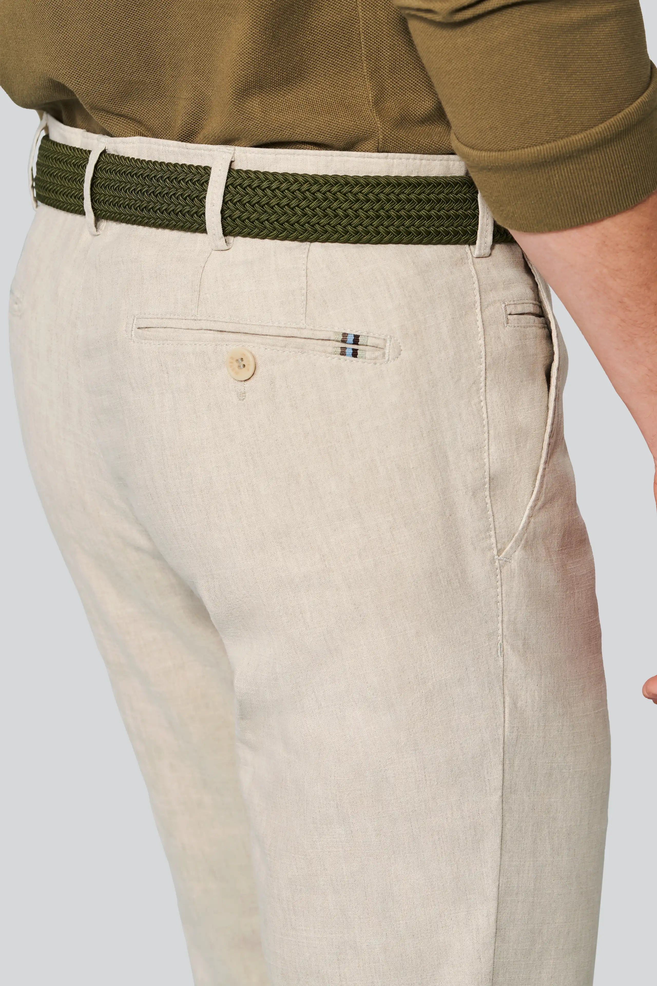 Roma 1-3020 COTTON/LINEN CHINOS
