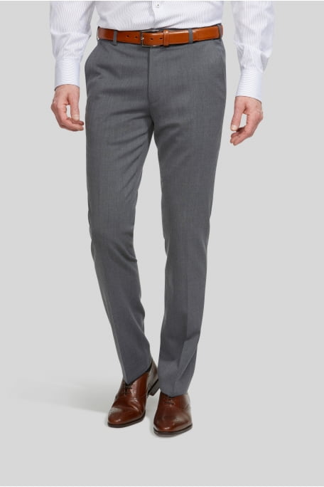 Windsor Pantalon en laine gris clair mouchet\u00e9 style d\u2019affaires Mode Pantalons Pantalons en laine 
